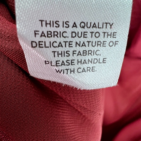 Lulus NWT Constantine Burgundy Satin Maxi Dress Size XL Side Slit Surplice Neck - Picture 16 of 16